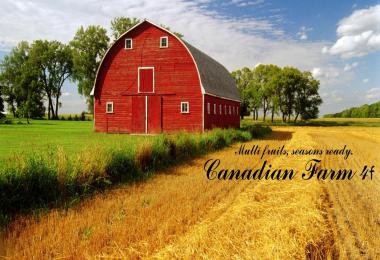 AutoDrive courses for Canadian Farm Map 4f v1.0