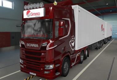 BIG LIGHTBOX SCANIA R AND S 2016 GIRTEKA LOGISTICS 1.39