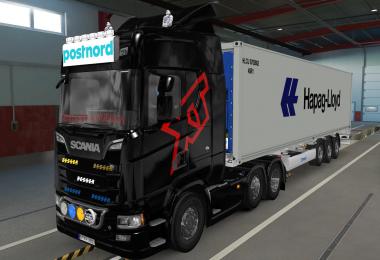 BIG LIGHTBOX SCANIA R AND S 2016 POSTNORD 1.39