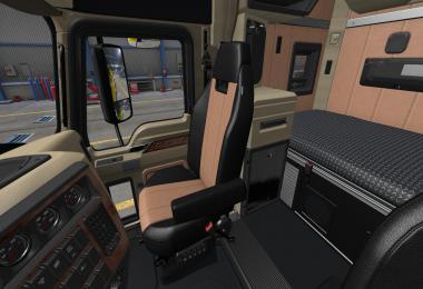 Black Beige Leather interior for Mack Anthen 1.39.4