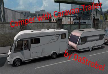 Camper with Caravan Trailer v1.0