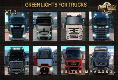 Green Lights For Trucks Mod v1.1 For ETS2 Multiplayer 1.39