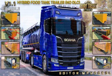 Hybrid Food Tank Trailer Mod For ETS2 Single-Multiplayer No DLC v1.1