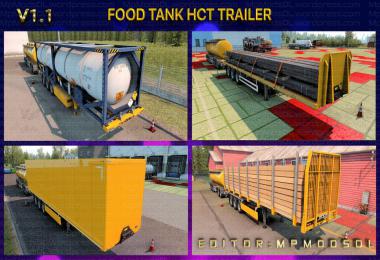 Hybrid Food Tank Trailer Mod For ETS2 Single-Multiplayer No DLC v1.1