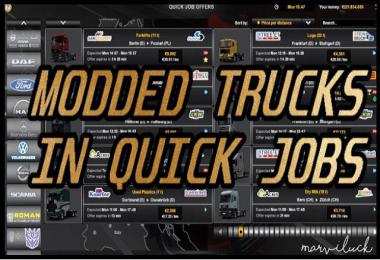 Modded Trucks in Quick Jobs by Marviluck v1.0