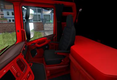 Red and Black Interior for Scania v1.0