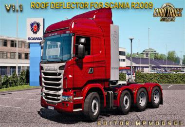 Roof Deflector For Scania R2009 Mod v1.1