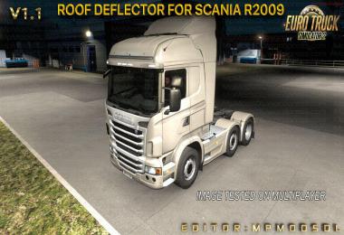 Roof Deflector For Scania R2009 Mod v1.1