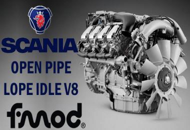 Scania Open Pipe Lope Idle V8 1.39.x