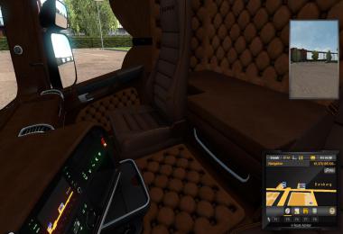 Scania RJL 6 Series Brown Leather Interior 1.39