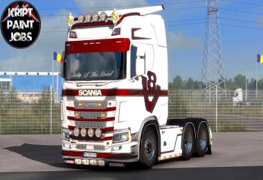 Scania S Skin With Changeable Color Strips V1.0