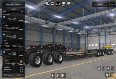 Stacked SCS Lowboy Trailers v1.0