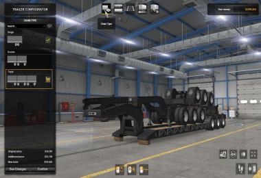 Stacked SCS Lowboy Trailers v1.0