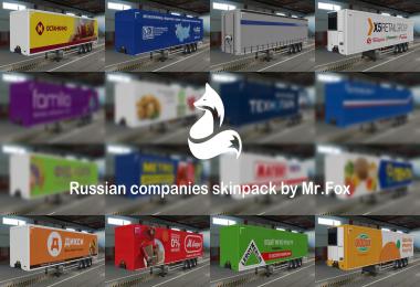 TRAILER SKINS PACK OF RUSSIAN COMPANIES v1.6.1