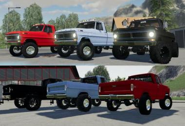 1970 Ford F250 with colision on flatbed v1.1.0.0