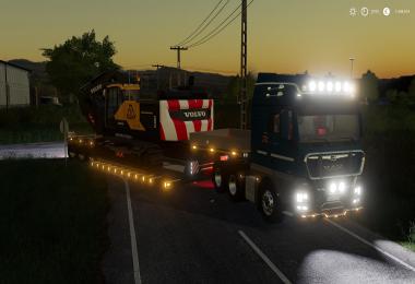 Goldhofer Low Loader With Extensions Fixed v1.1