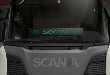 Green Windshield Table for Scania v1.0