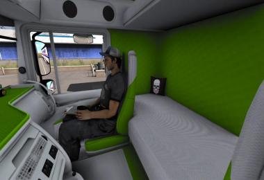 Interior DAF 105 XF Green/White 1.40