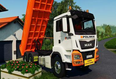 MAN TGS Meiller-Kipper Polimix v1.0.0.0