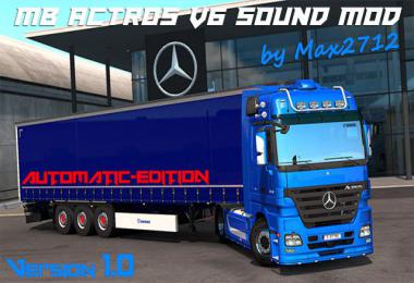 Mercedes Actros MP2/MP3 V6 sound mod v1.0