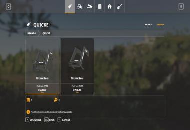 Quicke QM Series v1.0.0.0