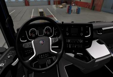 Scania 2016 - Black & White Interior v1.0