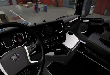 Scania 2016 - Black & White Interior v1.0