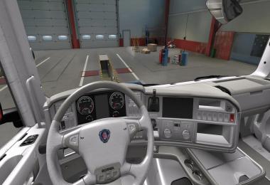 Scania R2009 - Exclusive White Interior v1.0