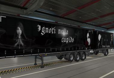 Skin for Volvo FH16 2012 and trailers Gothic Woman 1.40