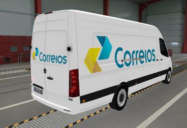 Skin Mercedes-Benz Sprinter 2019 Correios Ets2 And Ats 1.39