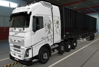 SKIN VOLVO FH16 2012 8X4 CAVEIRA 1.39