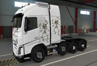 SKIN VOLVO FH16 2012 8X4 CAVEIRA 1.39