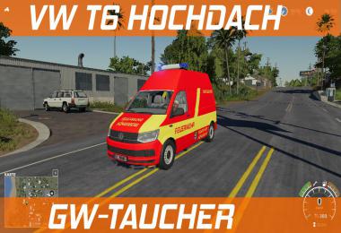 VW T6 Hochdach Feuerwehr Konigsberg v1.0