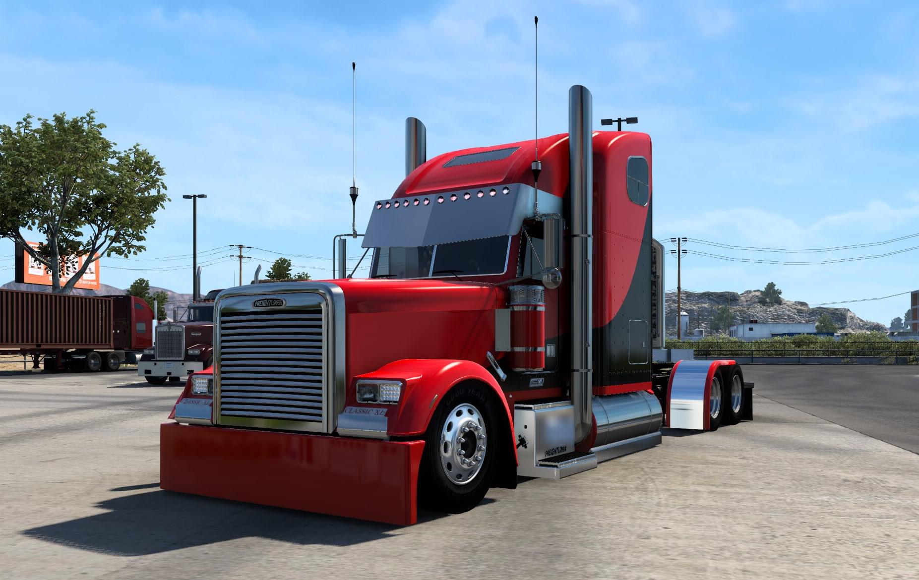 Американ трак симулятор моды. Freightliner Classic XL ATS 1.37. Freightliner Classic XL ATS 1.30. Freightliner Classic XL. Тягач Фредлайнер Классик XL.