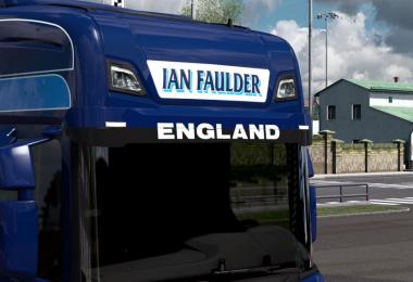 Fully painted stock sunshields for Scania Next-Gen v1.0