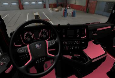 Pink Interior for Scania 2016 1.40