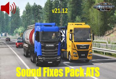 [ATS] Sound Fixes Pack v21.12 1.40.x