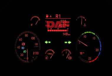 DAF XF 105 Custom Dashboard Computer 1.40