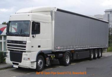 Daf Xf Open Pipe Sound Reworked v7.0