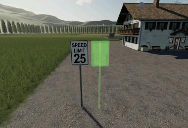 Placeable US Speed Limit Signs v1.0.1.0