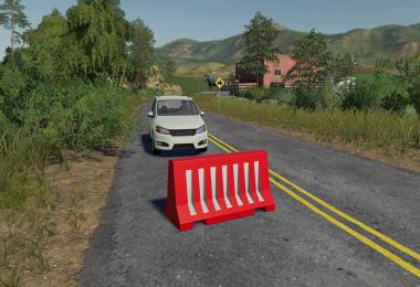 Plastic Road Barrier v1.1