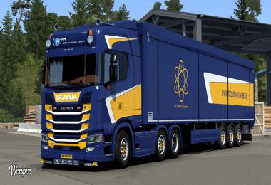 Scania R & S HTC Transport Skin Pack v1.0