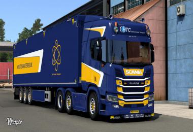 Scania R & S HTC Transport Skin Pack v1.0