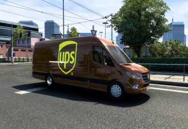 SKIN MERCEDES-BENZ SPRINTER 2021 UPS 1.40