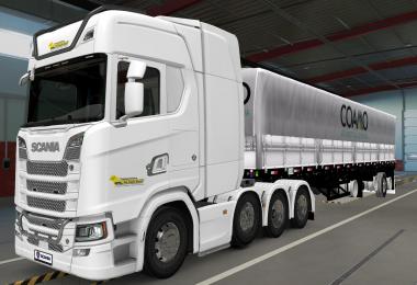 Skin Scania S 2016 8x4 Transportadora Pra Frente Brasil 1.40