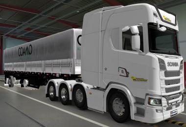 Skin Scania S 2016 8x4 Transportadora Pra Frente Brasil 1.40