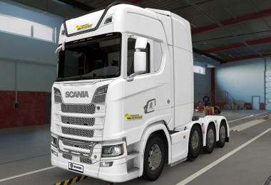 Skin Scania S 2016 8x4 Transportadora Pra Frente Brasil 1.40