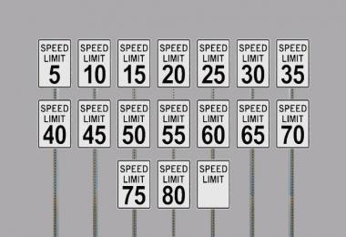 Speed Limit/Restriction Signs (Prefab) v1.0.1.0