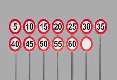 Speed Limit/Restriction Signs (Prefab) v1.0.1.0