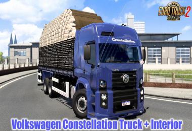 Volkswagen Constellation Truck + Interior v1.1 1.40.x